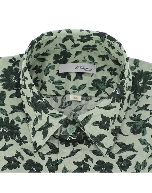 에스티듀퐁 에스.티. 듀퐁 [갤러리아] 25년 S/S 상품 듀퐁 긴소매 프린터셔츠(일반핏)(SE5SM11LS124SGE 착용컷