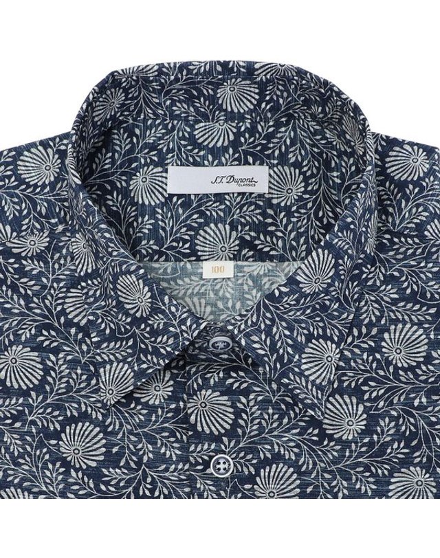 에스티듀퐁 에스.티. 듀퐁 [갤러리아] [듀퐁]25년도 S/S신상품 긴팔셔츠(일반핏) SE5SM11LS122SNY 착용컷