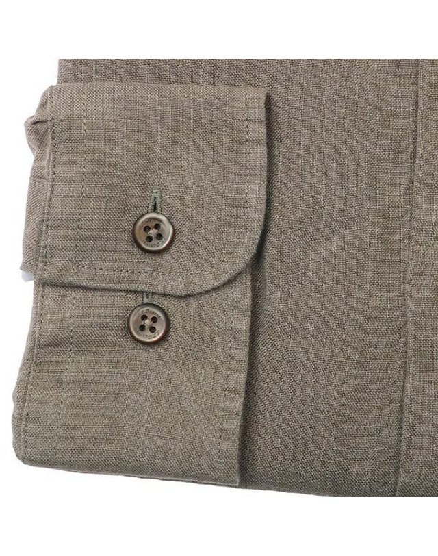 에스티듀퐁 에스.티. 듀퐁 [갤러리아] [듀퐁]25년S/S(슬림핏)빈티지 린넨셔츠 ,SE5SM21LS331SKH 착용컷