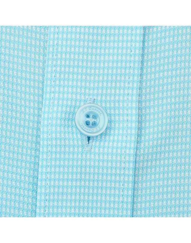 에스티듀퐁 에스.티. 듀퐁 [갤러리아] [듀퐁]25년S/S(슬림핏)체크 도비셔츠2종 택1 ,SE5SM21LS319SBU 외 착용컷