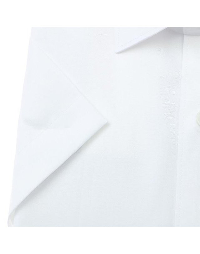 에스티듀퐁 에스.티. 듀퐁 [갤러리아] [듀퐁]25년S/S(일반핏/반소매) 화이트셔츠, SE5MM11HS101SWH 착용컷