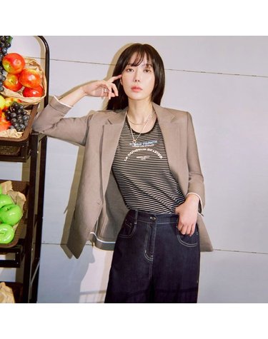 [갤러리아] [25SS]린넨 테일리드 싱글 자켓 (BKJAE2132)BKJ2132