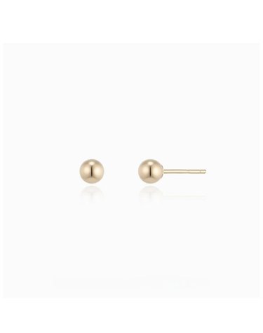 [갤러리아] [로이드] 베이직 라운드볼 4mm 14K 귀걸이 (옐로우골드)