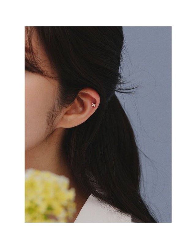 로이드 [갤러리아] [로이드] 나비 14K 피어싱 (8mm) 착용컷