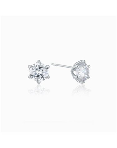 [갤러리아] [로이드] L-다이아몬드 시그니처 6프롱 솔리테어 1.0CT 14K 귀걸이 (화이트)