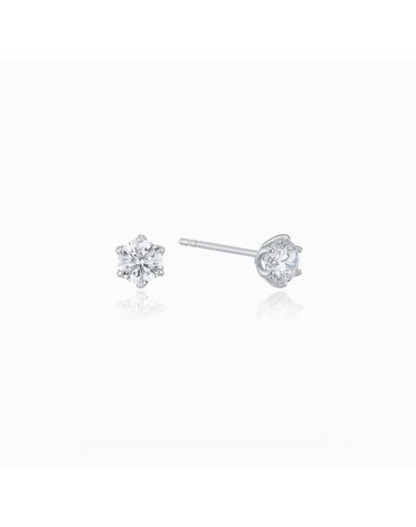 [갤러리아] [로이드] L-다이아몬드 시그니처 6프롱 솔리테어 0.3CT 14K 귀걸이 (화이트)