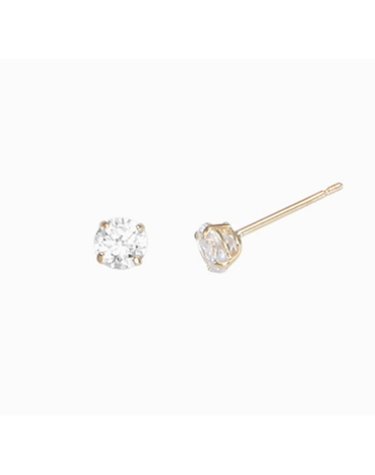 [갤러리아] [로이드] 라운드 큐빅 4mm 14K 귀걸이