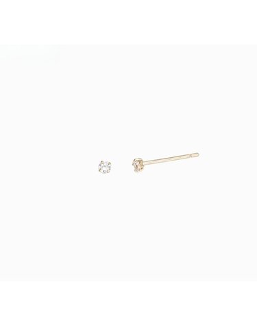 [갤러리아] [로이드] 라운드 큐빅 2mm 14K 귀걸이