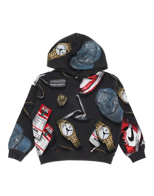 플레이키즈 [갤러리아] 나이키키즈(140-170)조던 FLC MIKES 플라잇 후디(N264SW383P) 착용컷
