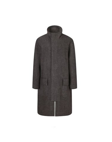 [갤러리아] [F/W] 브라운 울 캐시미어 다이애그널 롱 코트(PHHAX7019)