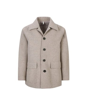 [갤러리아] [F/W] 베이지 빅포켓 캐시미어 블렌디드 하프코트(PHHAX7014)