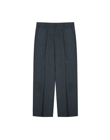 [갤러리아] [25F/W] 울 블렌디드 사이드 밴딩 세미와이드 팬츠 그레이 (PLFAH4006)