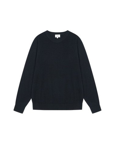 [갤러리아] [25F/W] 캐시 블렌드 크루넥 니트 블랙 (PLUCX8034)