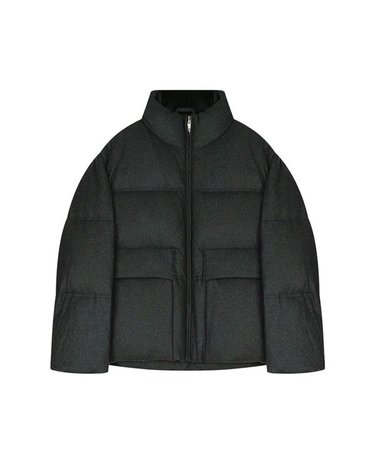 [갤러리아] [25F/W] 차콜 울 블랜딩 숏 푸퍼 (PLDYX6507)