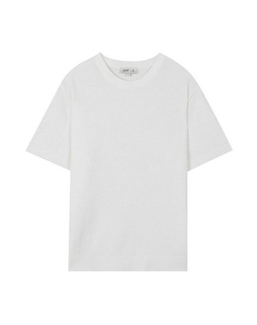 [갤러리아] 지이크 S/S 화이트 텍스처 하프 라운드 니트 (PIUCD8022)