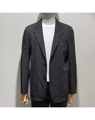 [갤러리아] 지이크 S/S 블랙 소프트 시어서커 자켓 (PKEAD4243)