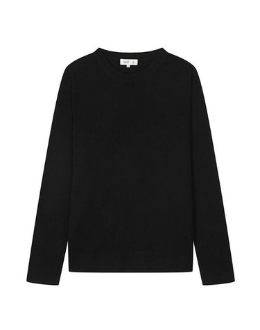[갤러리아] 지이크 F/W 블랙 울혼방 오버핏 라운드넥 풀오버 (PJUCH8505)