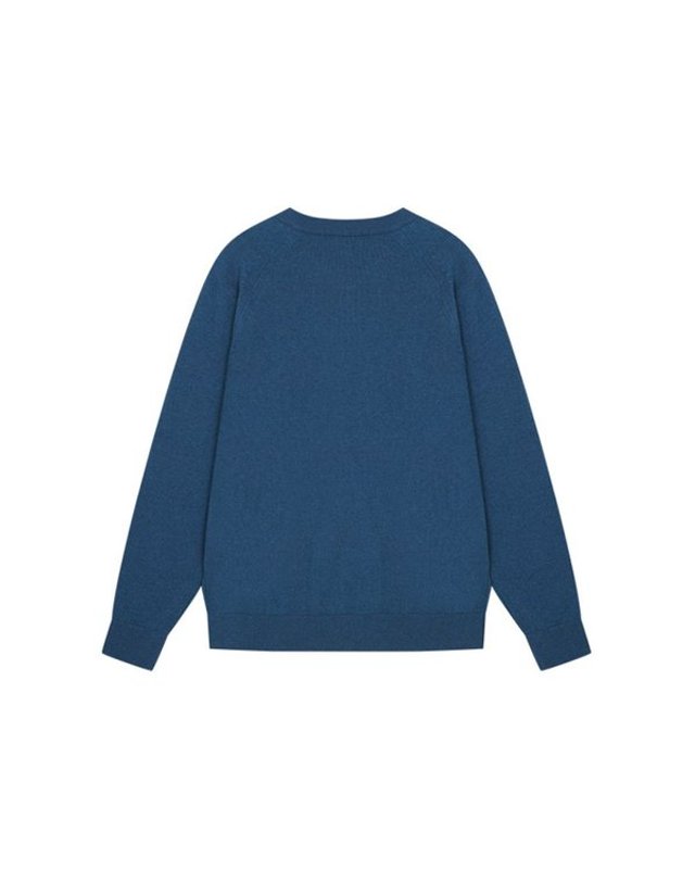 지이크 [갤러리아] [25F/W] 캐시 블렌드 크루넥 니트 그린 (PLUCX8036) 착용컷