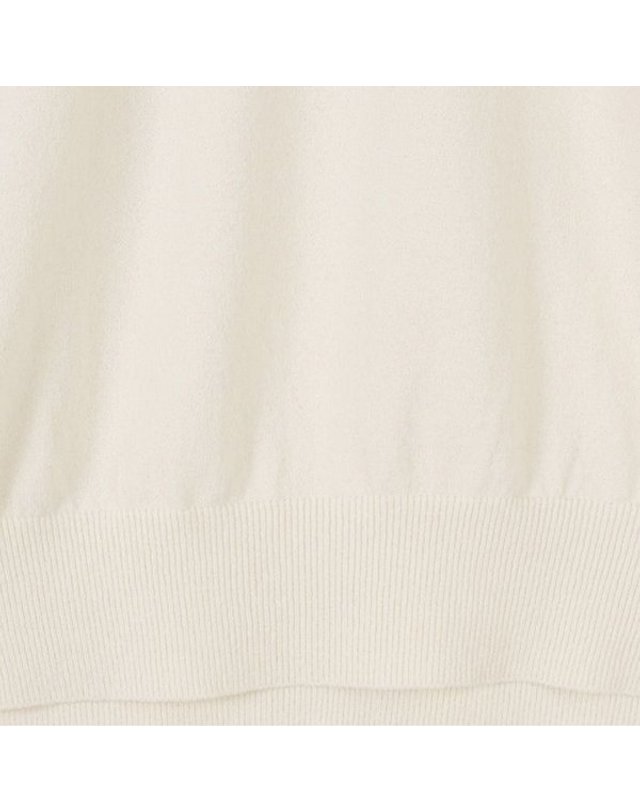 지이크 [갤러리아] 지이크 S/S 아이보리 배색카라 테리 풀오버 (PIUCA8007) 착용컷