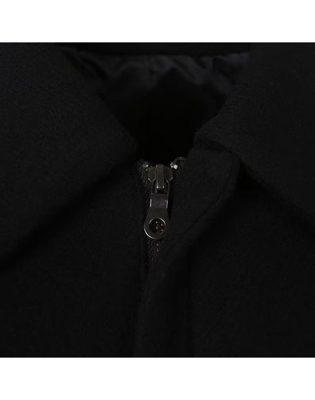 지이크 [갤러리아] 지이크 F/W 블랙 미들 발마칸 코트 (PJHAX7019) 착용컷