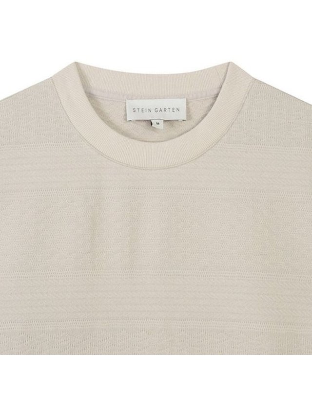지이크 [갤러리아] 지이크 F/W 베이지 MULTI PATTERN T-SHIRT (PJIBH8912) 착용컷