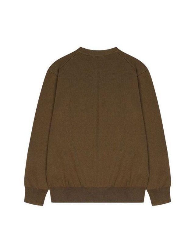 지이크 [갤러리아] 지이크 F/W 브라운 이중직 SWEAT 니트 탑 (PJUCI8032) 착용컷