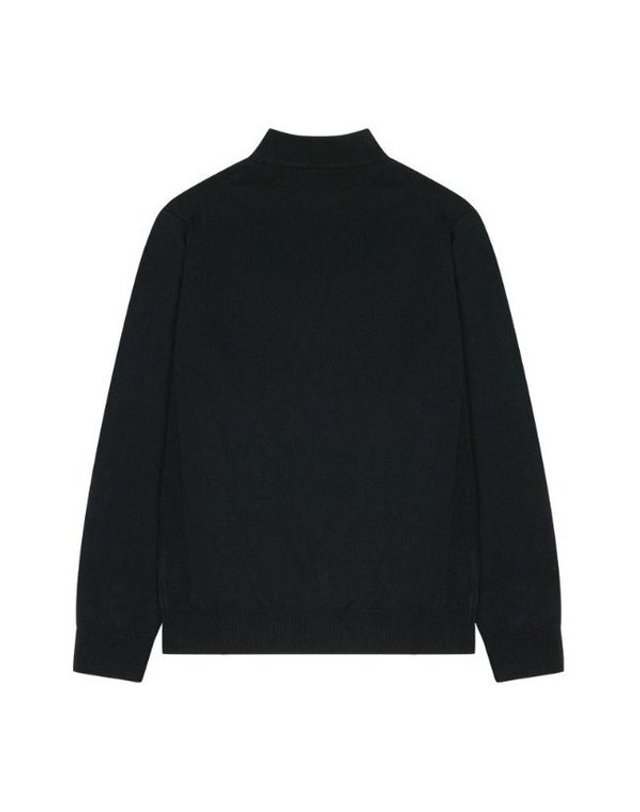 지이크 [갤러리아] 지이크 F/W 블랙 WEAREVER 모크넥 니트 (PJUCI8569) 착용컷