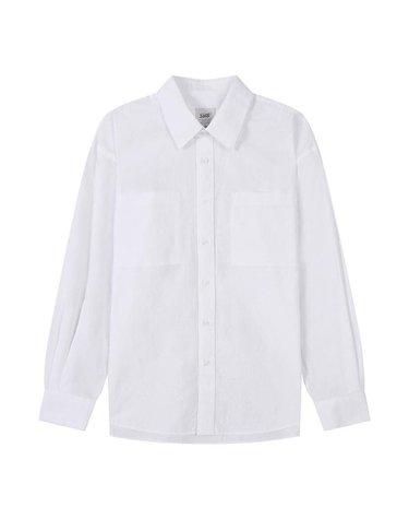 [갤러리아] [S/S] 화이트 크링클 오버핏 셔츠 (PIBAA5015)