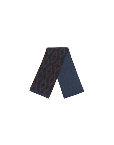 [갤러리아] 니트 멀티조직 투웨이 쁘띠 머플러 블루 ( AMAFAMF404-43 )