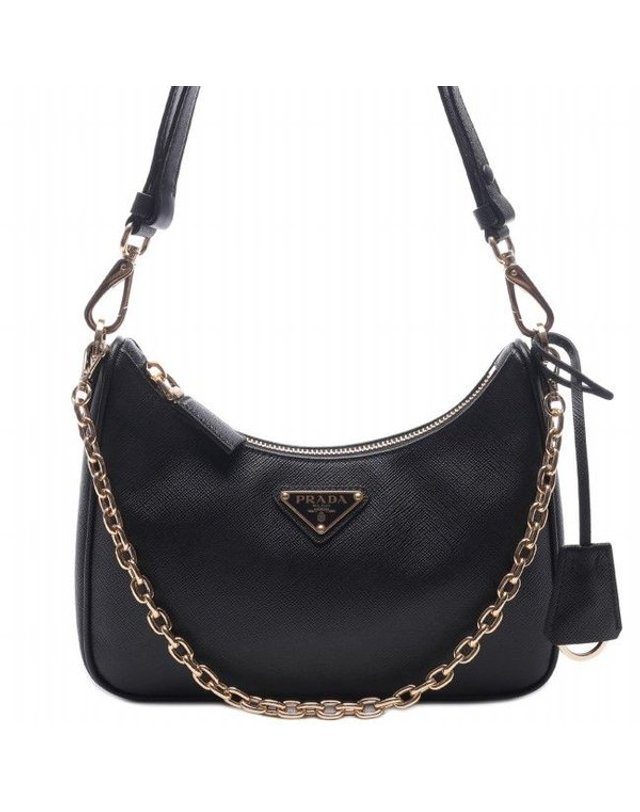 프라다 [갤러리아] [프라다] 26FW 여성 사피아노 삼각로고 숄더백 (1BC204 NZV F0632 V Q 착용컷