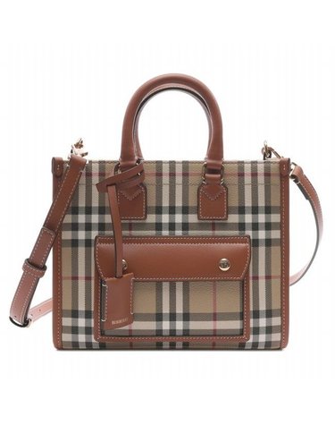 [갤러리아] [버버리] 25FW 여성 프레야 미니 토트숄더백 (8109793 VINTAGE CHECK