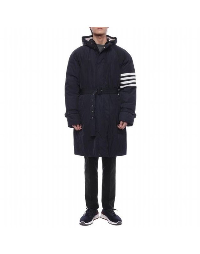 톰브라운 [갤러리아] 남성 폴리 트윌 다운 롱패딩 (MOD091X 07259 415 25F) 착용컷