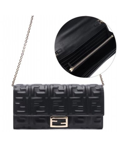[갤러리아] [펜디] 26SS 여성 바게트 체인 장지갑 (8M0365 AAJD F0KUR 26S)