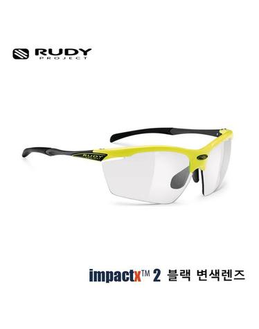 [루디프로젝트] 에이곤 옐로우 플루오 글로스 / 임팩트X2 변색렌즈 블랙 (SP297376-NNI2)