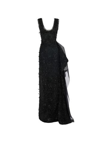 [해외직구] 26 FW 어웨이크 모드 시퀸 장식 사이드 패널 맥시 드레스 PF26D03GT19BLACK TP456224901