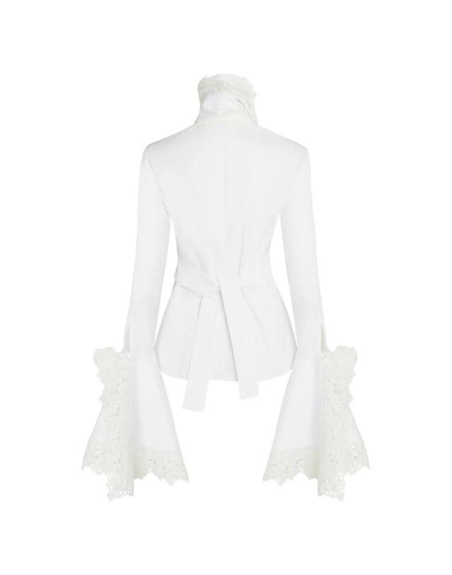 어웨이크모드 [해외직구] 26 FW 어웨이크 모드 자보 벨 소매 탑 AW26T02CO16WHITE TP458823622 착용컷