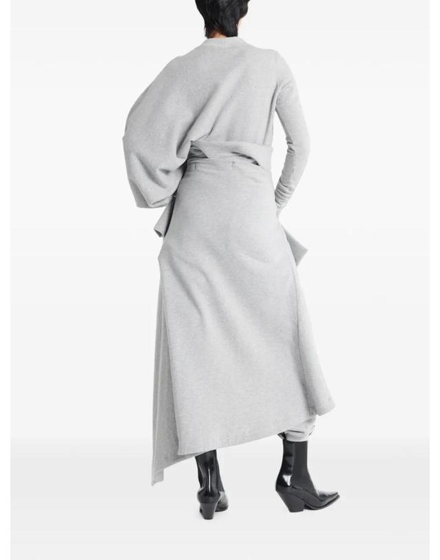 어웨이크모드 [해외직구] 26 FW 어웨이크 모드 비대칭 슬라우치 소매 스웨트셔츠 AW26JT12OC01 TP458908878 착용컷