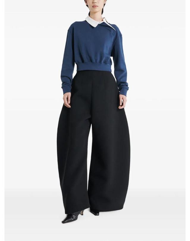 어웨이크모드 [해외직구] 26 FW 어웨이크 모드 하이라이즈 라운드 팬츠 AW25P01PL02BLACK TP456265657 착용컷