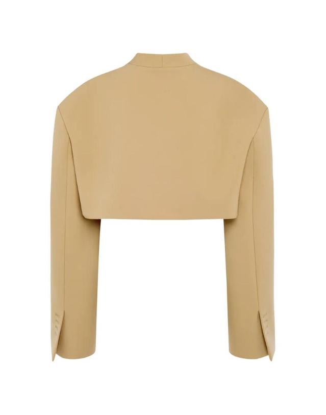 어웨이크모드 [해외직구] 26 FW 어웨이크 모드 크롭 턱시도 재킷 PF26J04ES01CAMEL TP457412490 착용컷