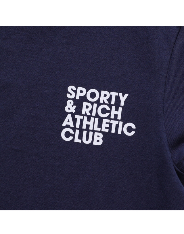 스포티앤리치 스포티앤리치 TS974NA 애슬렉티 클럽 (Athletic Club) 공용 반팔티 착용컷