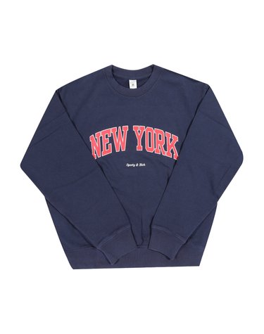 스포티앤리치 ST071606304BL106 DARK NAVY 뉴욕 아이비 (New York Ivy) 공용 맨투맨