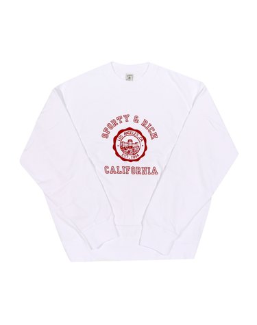 스포티앤리치 ST071606508WH01 WHITE 켈리포니아 엠블럼 (California Emblem) 공용 맨투맨