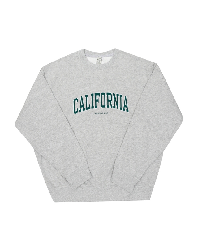 스포티앤리치 스포티앤리치 ST071622501GY03 HEATHER GRAY 캘리포니아 (California) 공용 맨투맨 착용컷