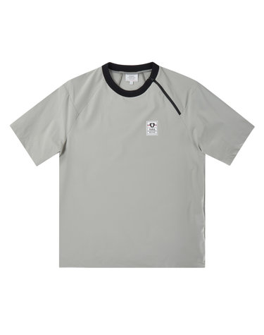 남성 라운드 반팔 아노락 그레이(SM0DJP20534)