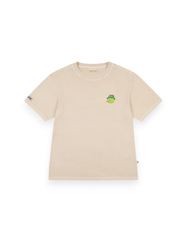 마로 피그먼트 라운드 티 (BEIGE) (MAN)