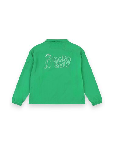 MARO ANORAK ZIP PULLOVER -GREEN-