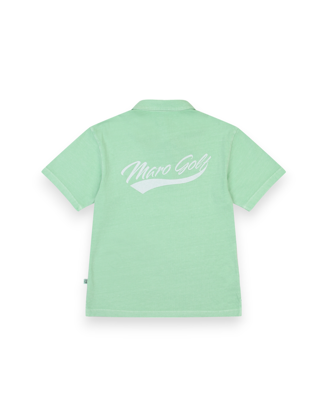 마로골프 마로 피그먼트 폴로 티 (MINT) (WOMAN) 밝은연두 착용컷