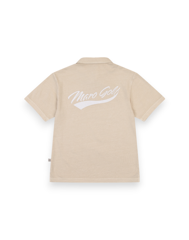마로골프 마로 피그먼트 폴로 티 (BEIGE) (WOMAN) 베이지 착용컷