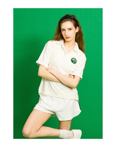 Kiwi Emblem Terry Shirtv (White)
