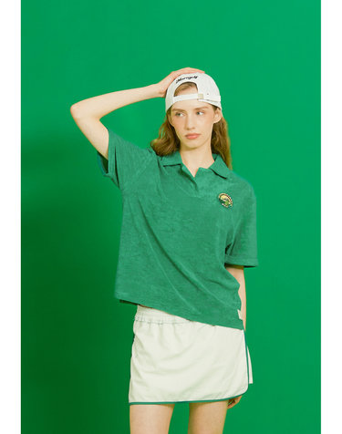 Kiwi Emblem Terry Shirt (Green)